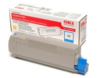 OKI - cyan - original - cartouche de toner