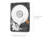 Western Digital Blue disque dur 2 To 5400 tr/min 128 Mo 2.5" Série ATA III