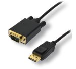 MCL MC294-1.5M câble vidéo et adaptateur 1,5 m DisplayPort VGA (D-Sub) Noir