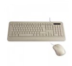 MCL MP3A99AACK2012BIB clavier Souris incluse Universel USB AZERTY Français Beige