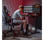 X Rocker 5126601 Siège pour jeu vidéo Fauteuil de gaming Siège rembourré Noir, Rouge