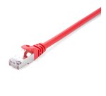 V7 Cable de red blindado CAT6 STP 03M Rojo