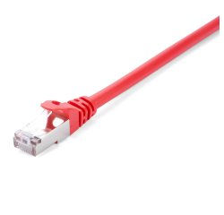 V7 Cable de red blindado CAT6 STP 03M Rojo
