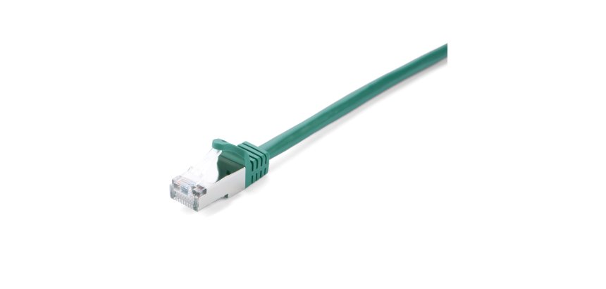 V7 Cable de red blindado CAT6 STP 01M Verde