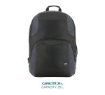 Mobilis The One Basic 43,2 cm (17") Sac à dos Noir, Marine