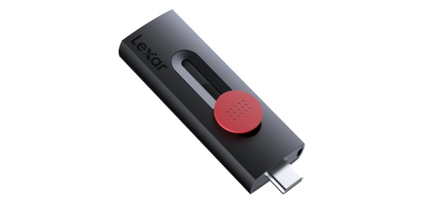 Lexar JumpDrive Dual Drive D300 lecteur USB flash 256 Go USB Type-A / USB Type-C 3.2 Gen 1 (3.1 Gen 1) Noir