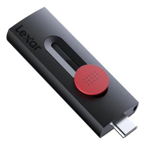Lexar JumpDrive Dual Drive D300 unidad flash USB 256 GB USB Type-A / USB Type-C 3.2 Gen 1 (3.1 Gen 1) Negro