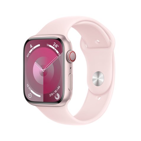 Apple Watch Series 9 45 mm Digital 396 x 484 Pixeles Pantalla táctil 4G Rosa Wifi GPS (satélite)