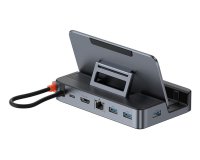 Baseus GamerX estación dock para móvil Consola de videojuegos portátil Gris