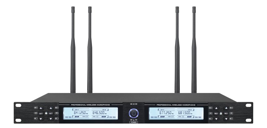 Empire Media AV.BR400 wireless microphone receiver Rack mount