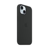 Apple Coque en silicone avec MagSafe pour iPhone 15 - Noir