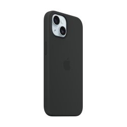 Apple Coque en silicone avec MagSafe pour iPhone 15 - Noir