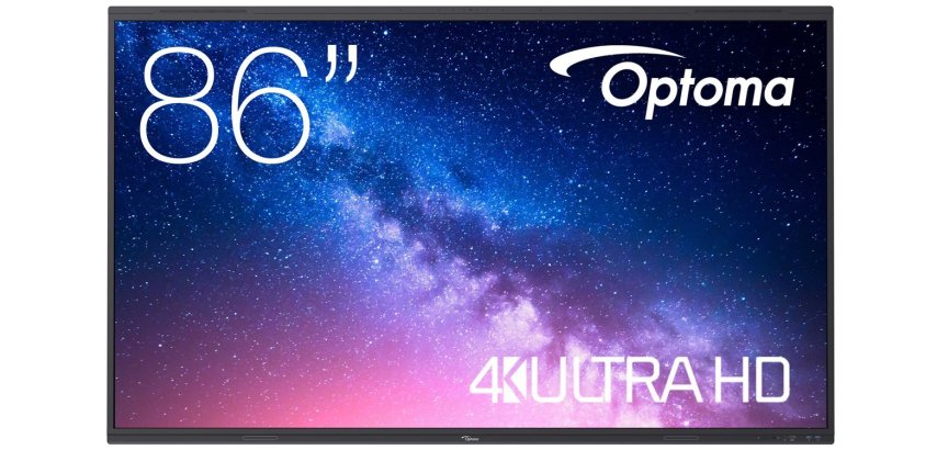 Optoma 5863RK tableau blanc interactif 2,18 m (86") 3840 x 2160 pixels Écran tactile