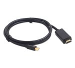 Hamlet XVCMDP-HDM180 cavo e adattatore video 1,8 m Mini DisplayPort HDMI Nero