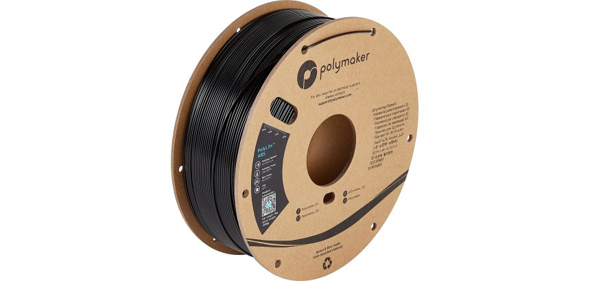Polymaker PE01001 Black ABS 3D Printing Material 1 kg