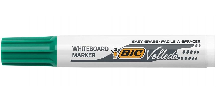 Marqueur effaçable Bic Velleda 1791 pointe biseau 1,9 mm vert