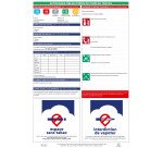 Panneau affichage exacompta obligatoire code du travail   40x60cm