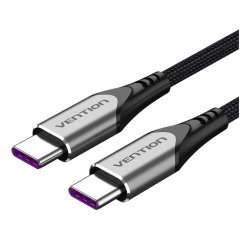 Vention TAEHG cable USB USB 2.0 1,5 m USB C 0,48 Gbit/s 100 W Gris