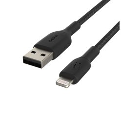 Belkin CAA002BT1MBK cable de conector Lightning 1 m Negro
