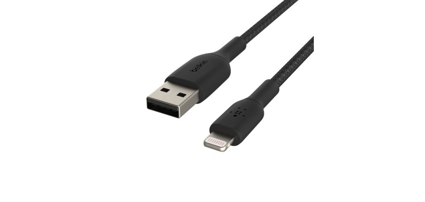 Belkin CAA002BT1MBK câble Lightning 1 m Noir
