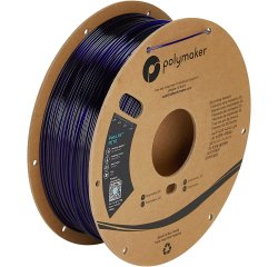 Polymaker PB01032 3D-Druckmaterial PETg (polyethylenterephthalat-glykol), Blau, Transparent 1 kg