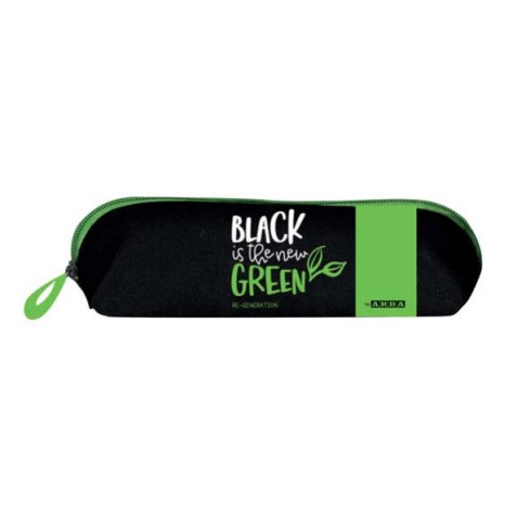 ARDA 0231REG astuccio per matita Astuccio portamatite Tessuto Nero, Verde