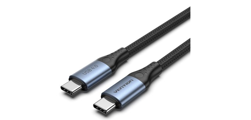 Vention TAVHF cable USB USB4 Gen 3x2 1 m USB C 40 Gbit/s 240 W Negro, Azul