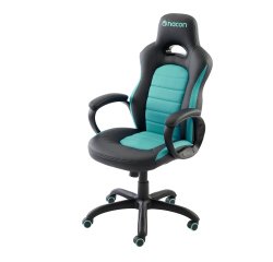 NACON CH-350 Silla para videojuegos universal Asiento acolchado Negro, Turquesa