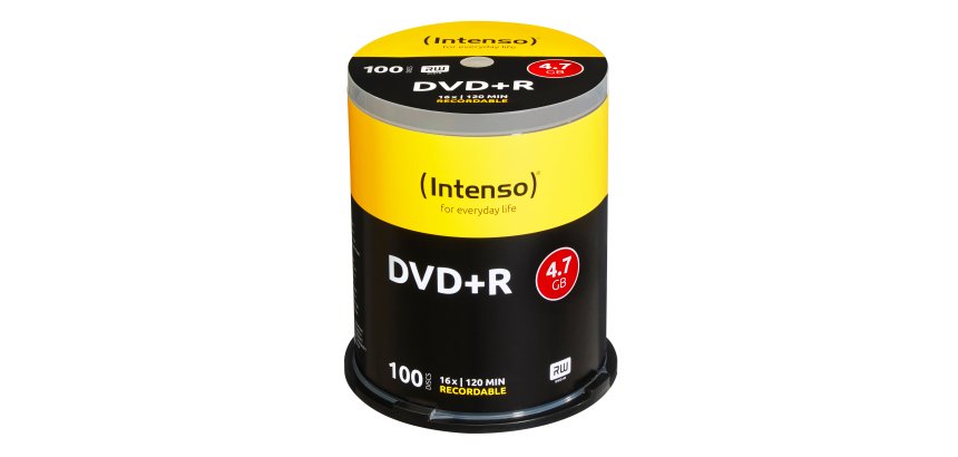 Intenso 4111156 lege dvd 4,7 GB DVD+R 100 stuk(s)