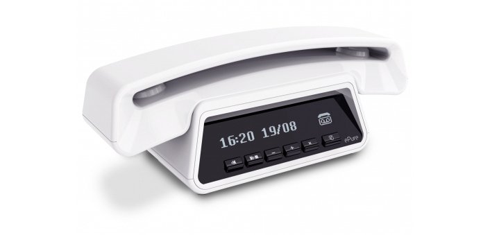 Alcatel ePure#3 Premium DECT telephone Caller ID White