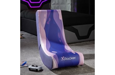 X Rocker 2022084 Video Game Chair Console Gaming Chair Upholstered Seat Pink