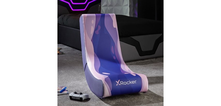 X Rocker 2022084 Video Game Chair Console Gaming Chair Upholstered Seat Pink