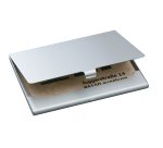 étui pour cartes de visite 'Alu', aluminium, argent