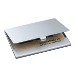 étui pour cartes de visite 'Alu', aluminium, argent