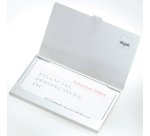 étui pour cartes de visite 'Alu', aluminium, argent
