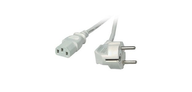 LOGON TC025NCGRE 2,5 m Spina di alimentazione di tipo C Accoppiatore C13