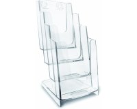 Portadepliant modulare - 4 tasche 1/3 A4 - 11,5 x 26,5 x 18,4 cm - Arda