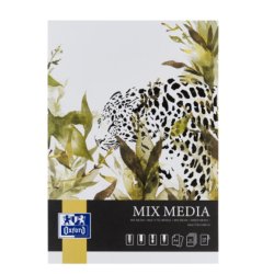 Bloc mixmedia Oxford art endosse 210x297 50p 225g uni
