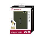 Transcend StoreJet 25M3G disque dur externe 2 To 2.5" Micro-USB B 3.2 Gen 1 (3.1 Gen 1) Vert