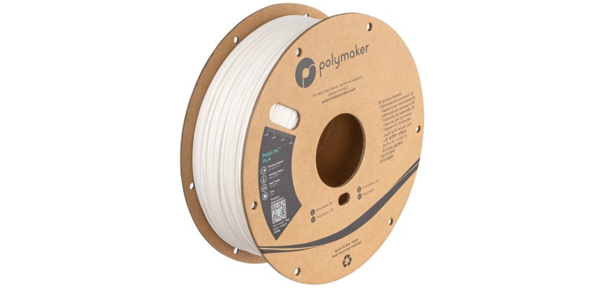 Polymaker PA02002 3D-printmateriaal Polymelkzuur Wit 1 kg
