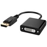 DLH DY-TU4936B changeur de genre de câble Displayport DVI Noir