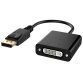 DLH DY-TU4936B changeur de genre de câble Displayport DVI Noir