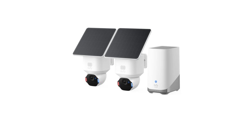 Eufy SoloCam E42 + HomeBase S380 Bala (forma) Cámara de seguridad IP Interior y exterior 3840 x 2160 Pixeles Techo/pared