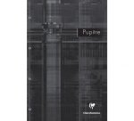 Bloc Pupitre agrafé en-tête A4+ 160 pages détachables et perforées 4 trous grands carreaux - Assortis