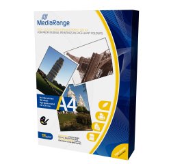 MediaRange MRINK107 pak fotopapier A4 Wit Glans