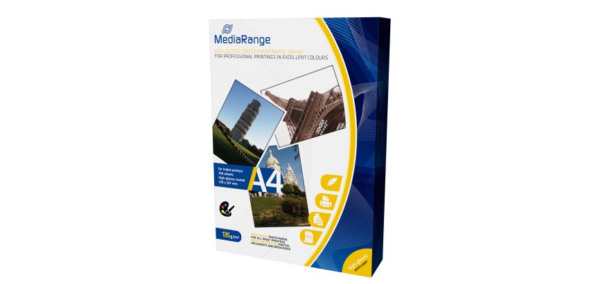 MediaRange MRINK107 A4 White Glossy Photo Paper