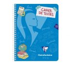 Mimesys cahier de textes reliure intégrale 17x22cm 144 pages grands carreaux couverture polypropylène Couleur aléatoire - Assortis