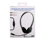 T'nB Way Casque Avec fil Ecouteurs Bureau/Centre d'appels Noir