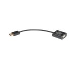 Tripp Lite P134-06N-VGA-V2 adaptador de cable de vídeo 0,15 m DisplayPort VGA (HD15) Negro