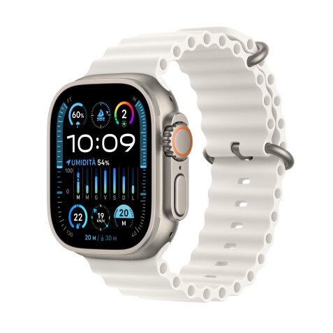 Apple Watch Ultra 2 OLED 49 mm Digital 410 x 502 Pixeles Pantalla táctil 4G Titanio GPS (satélite)